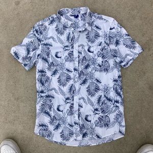 Spring Floral Button Down Shirt